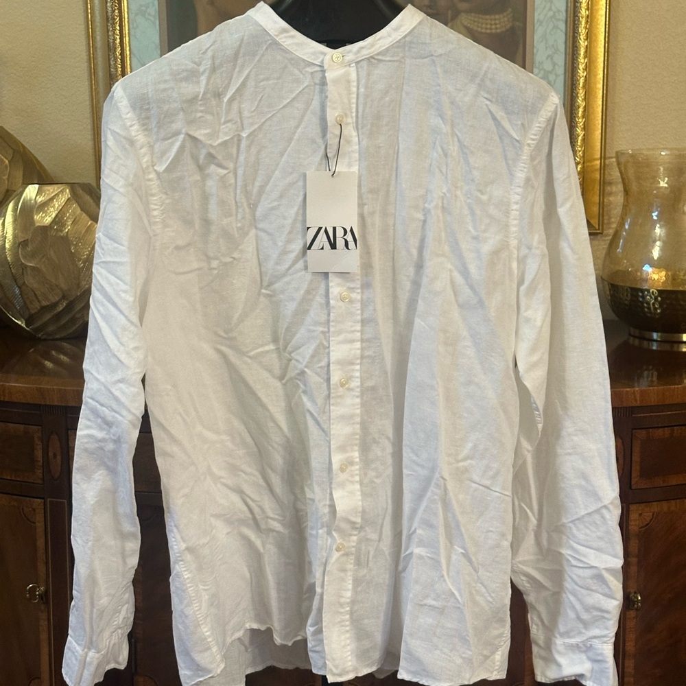 Zara Men’s Linen Casual Shirt